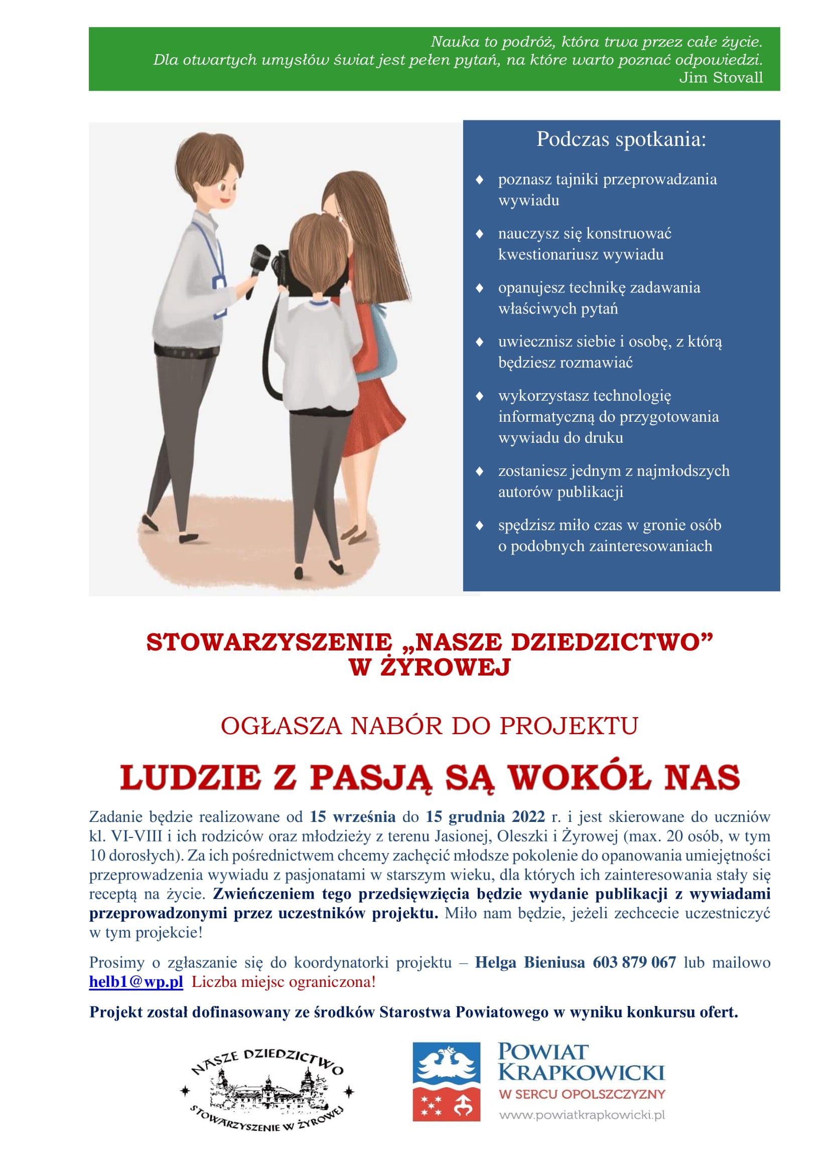 Plakat informacyjny na FB 1