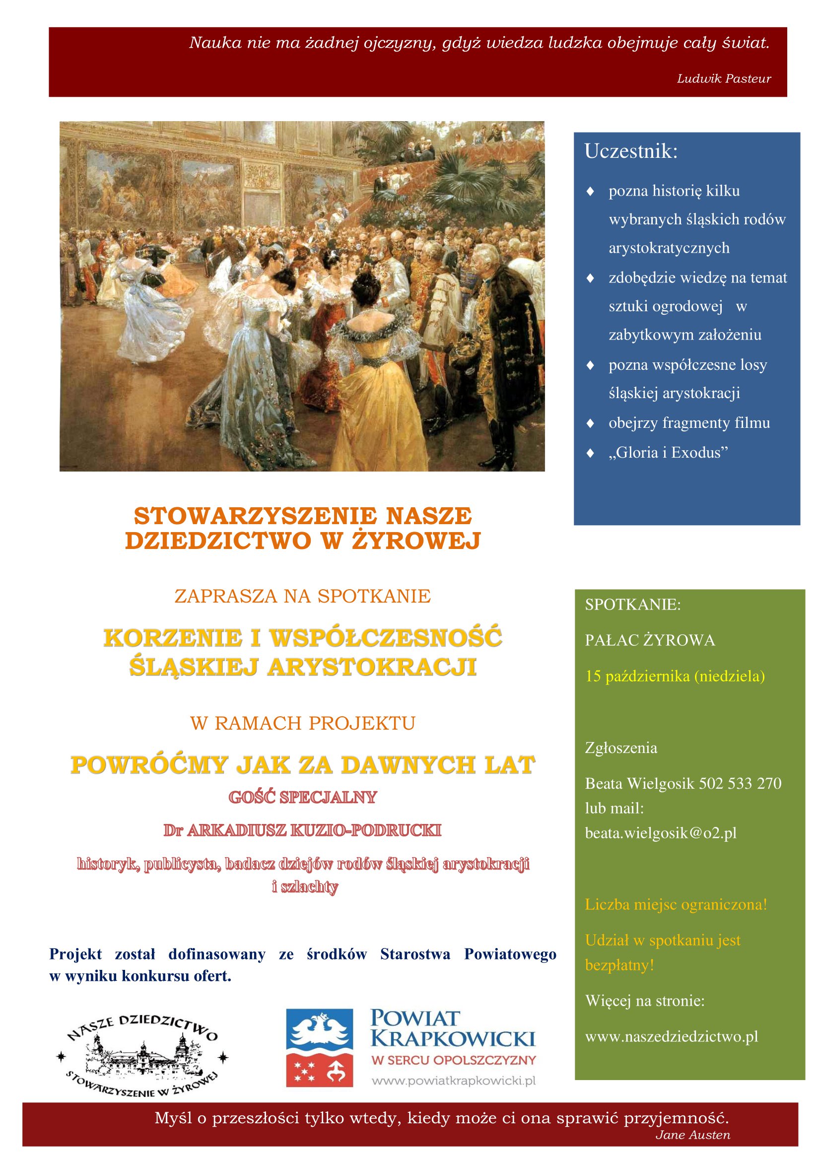 Plakat Arkadiusz Kuzio Podrucki