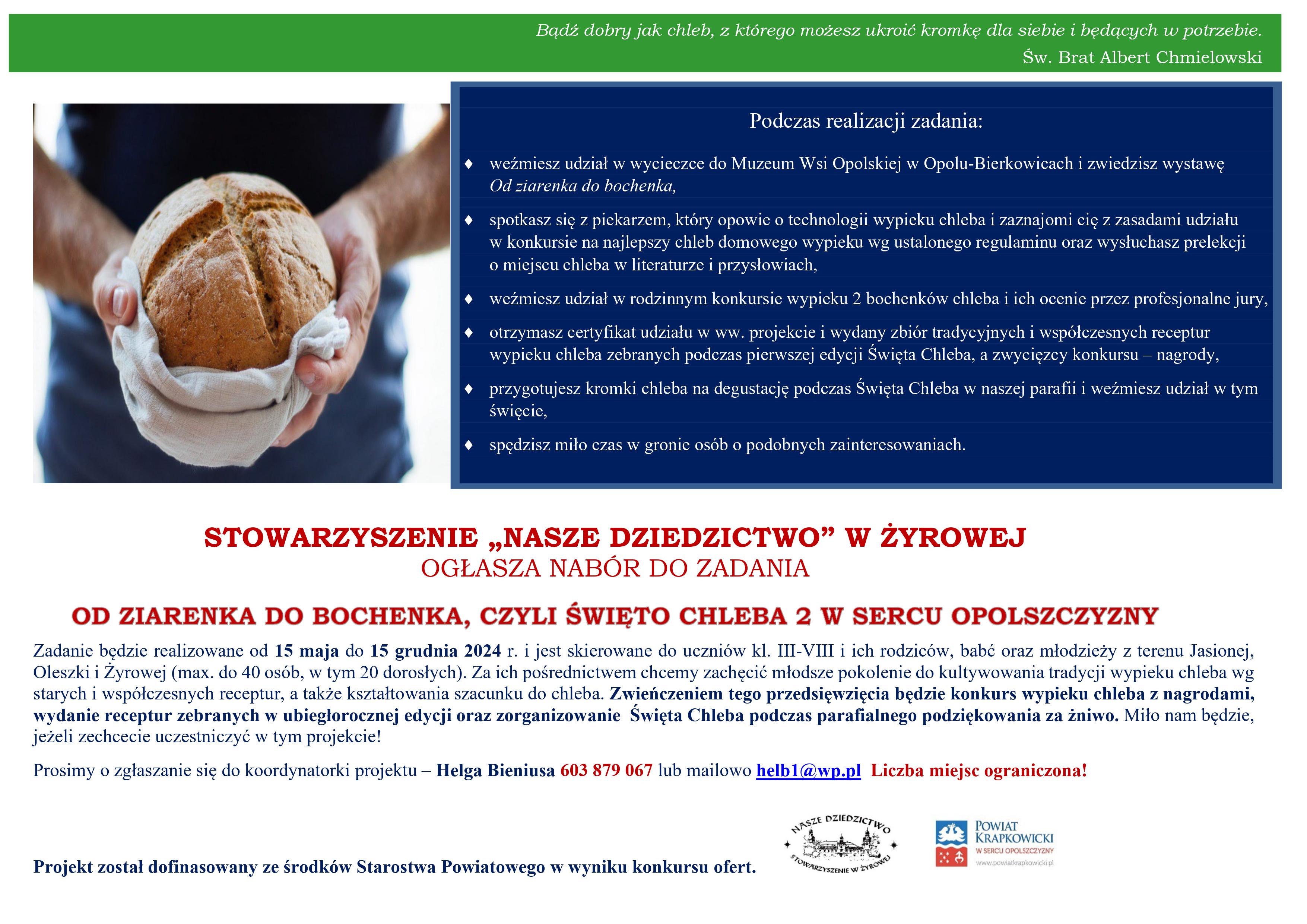 Plakat informacyjny na FB